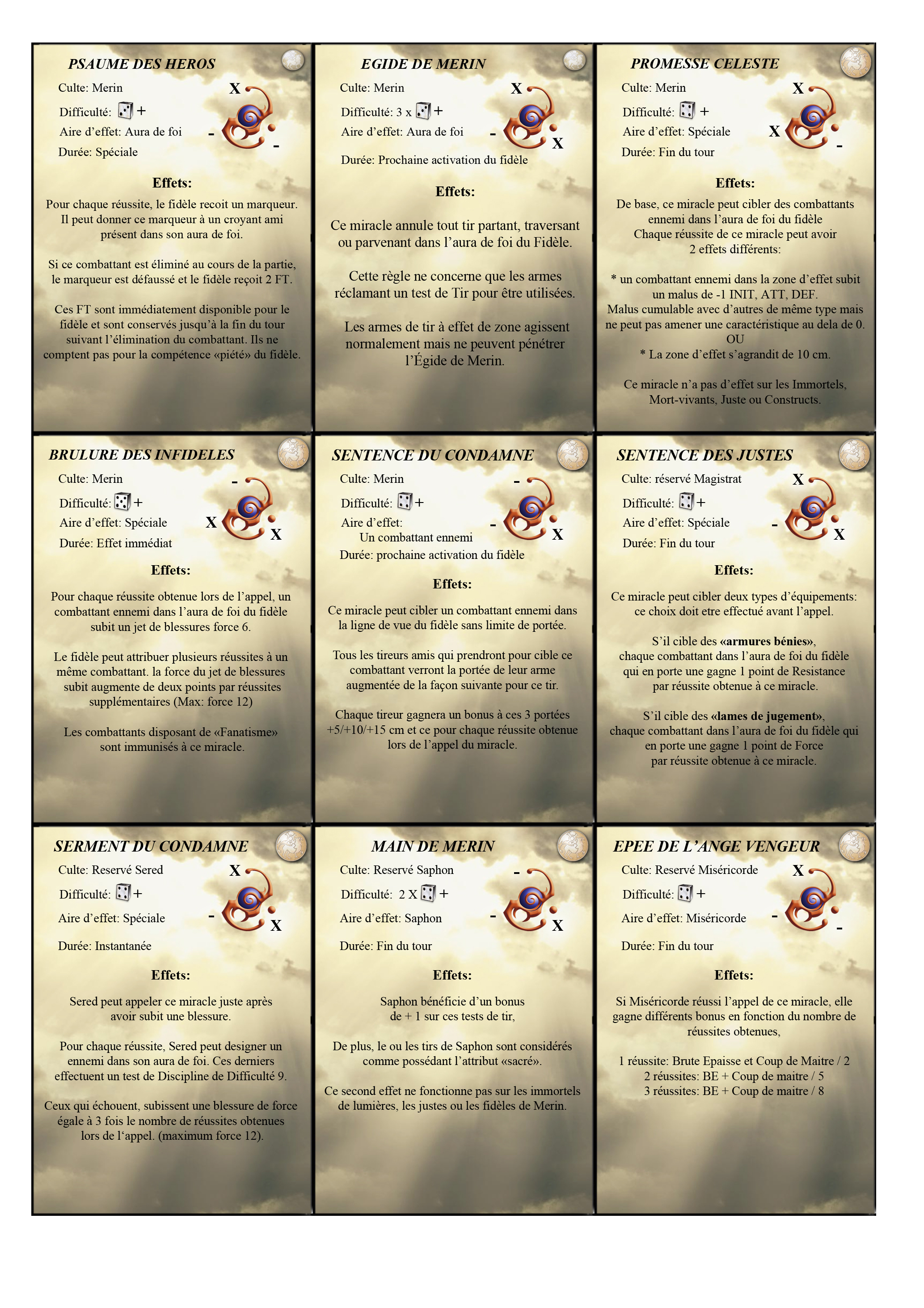 Miracles réservés aux Griffons